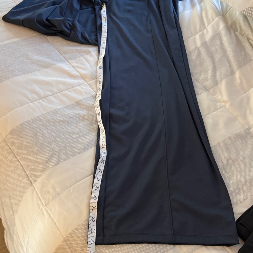 Women's Navy Wide-Leg Pants - Picture 6 of 8